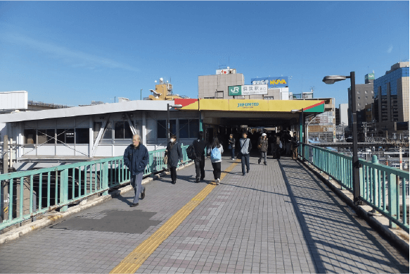 「蘇我」駅まで