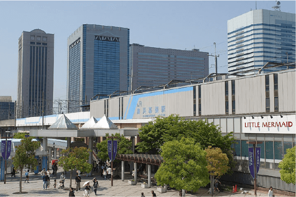「海浜幕張」駅まで