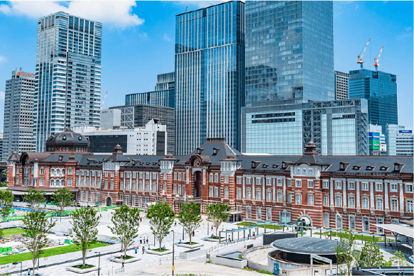 「東京」駅まで