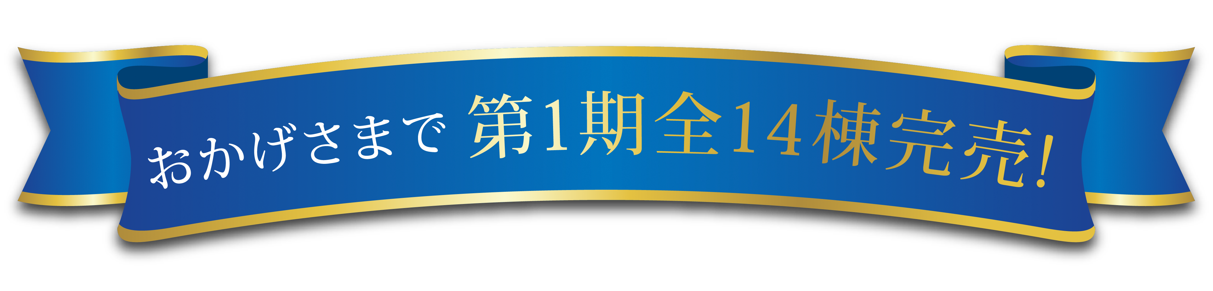 おかげさまで第1期全14棟完売！
